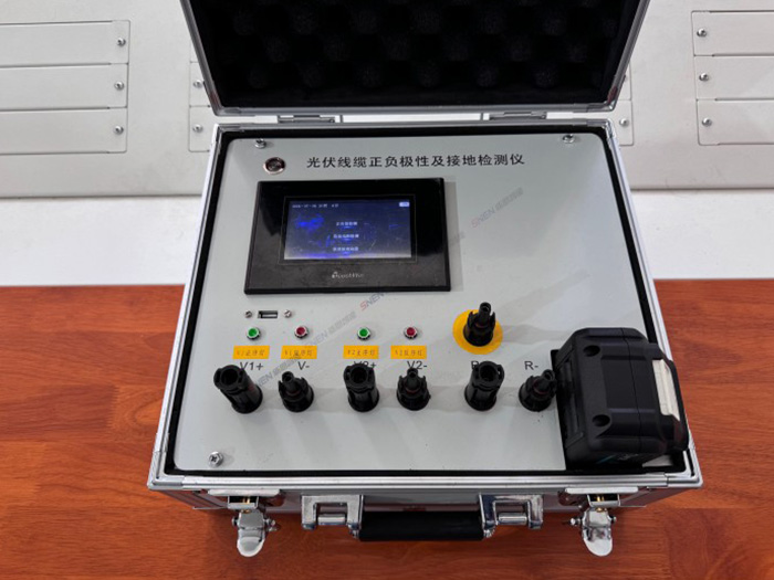 光伏線(xiàn)纜正負(fù)極性及接地檢測(cè)儀
